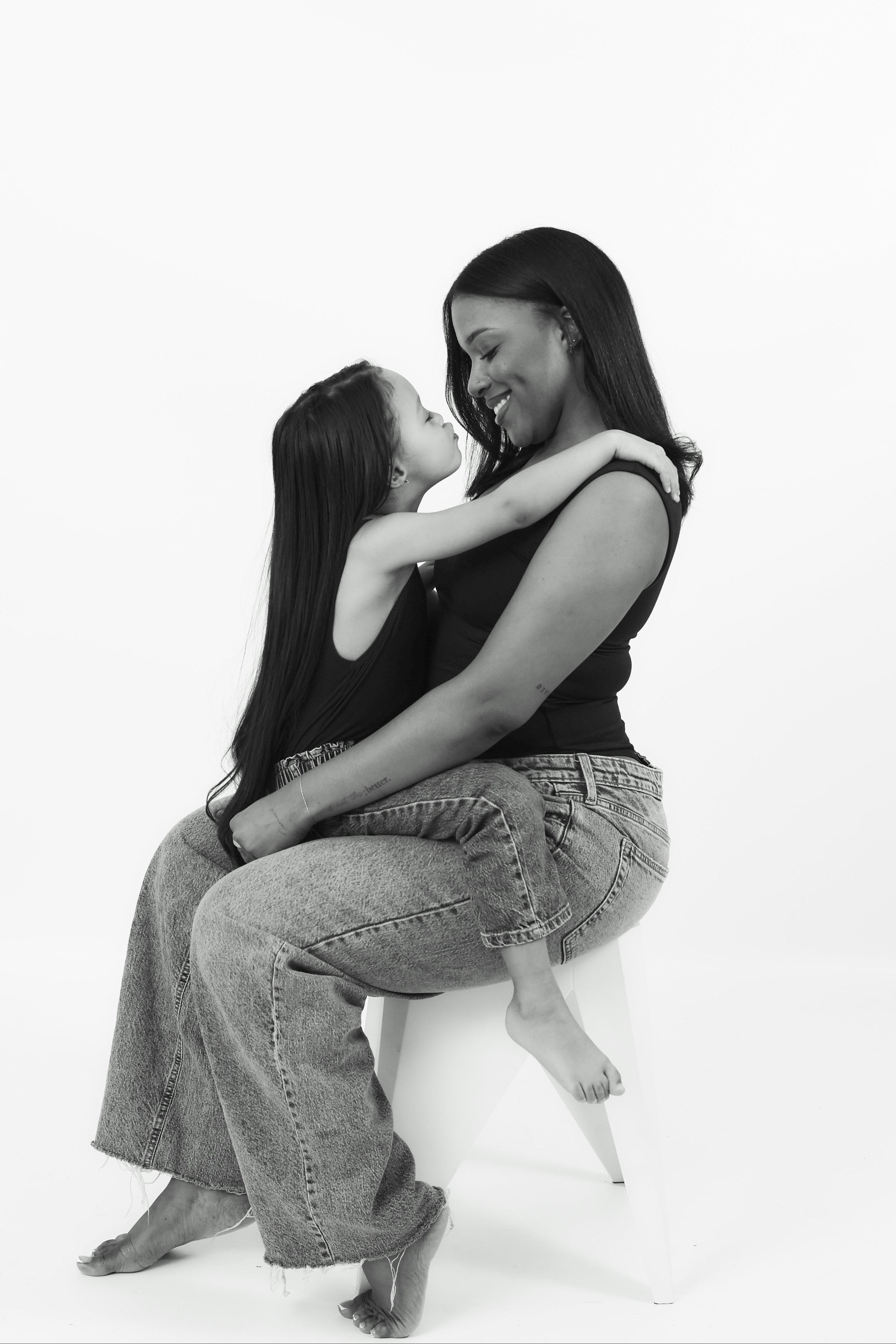 Mother and daughter photography at Muse Studios, Boston and Atlanta's first self-capture photography studio