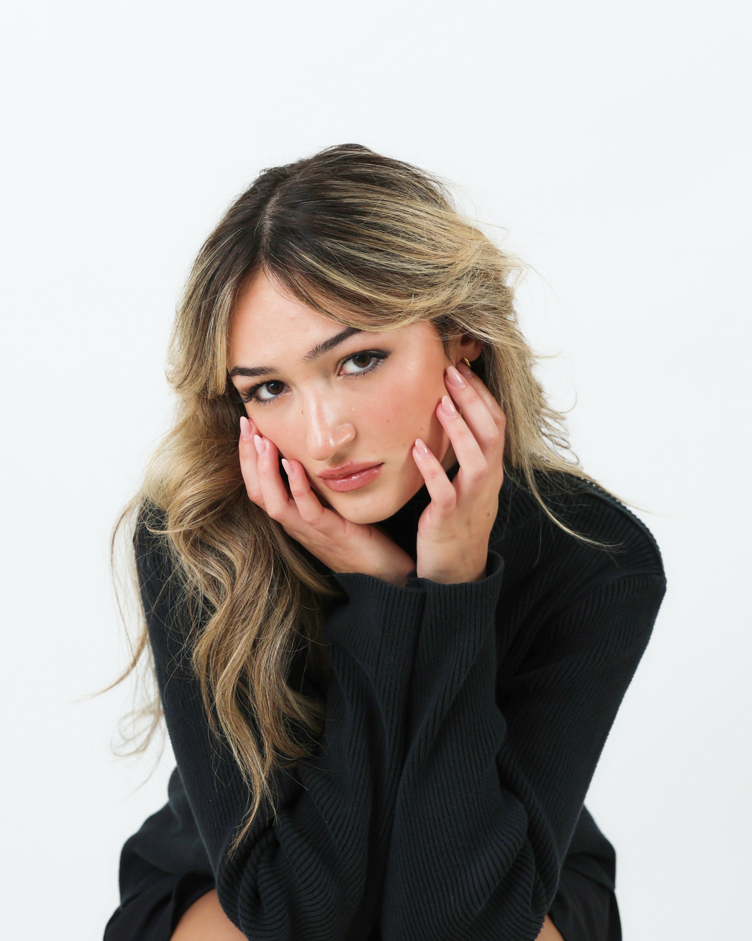 Pretty girl modeling photo at Muse Studios, Boston's first self-capture photo studio